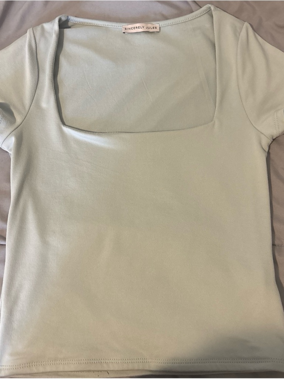 Sincerly Jules Square Neck Crop Top